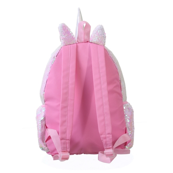 NWT UNBRANDED Sequin Unicorn Toddler Princess Backpack Bag - Picture 3 of 8